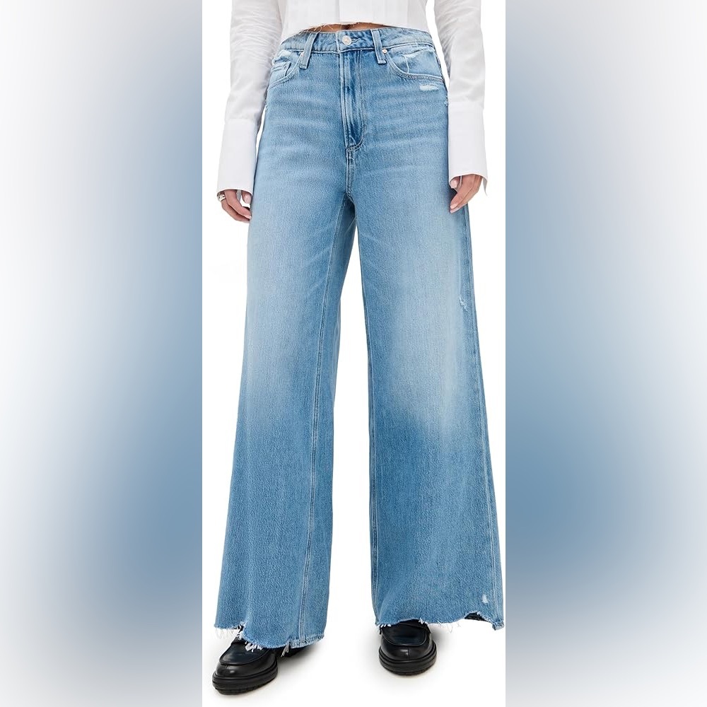 PAIGE Rumors with Rock Hem Jeans